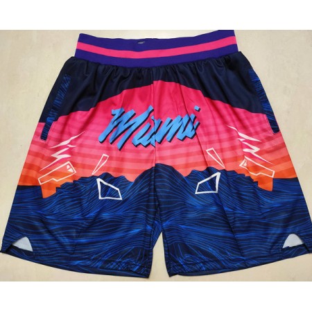 Homme Basket Miami Heat Shorts à poche M006 Swingman